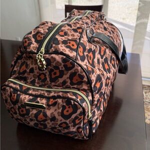 Betsey Johnson Leopard Print XL Fashion Duffel Bag